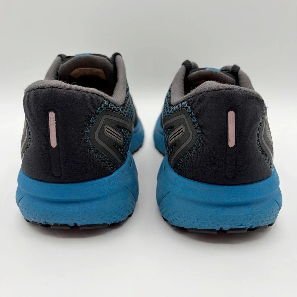 Brooks Ghost 14 Men's Running Shoes Black/Blue/Nightlife Sz 8.5 D / 1103691D056